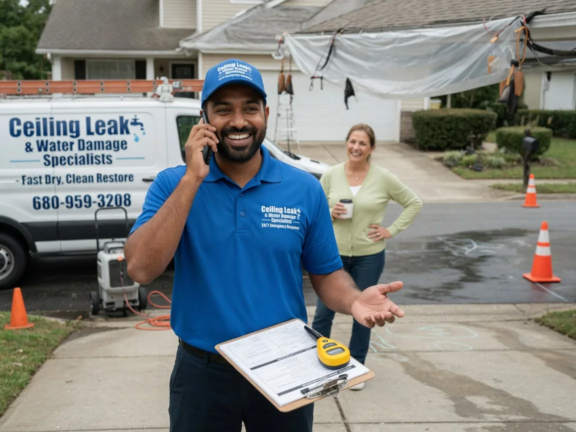 Ceiling Leak Cleanup Livingston, IL FAQs